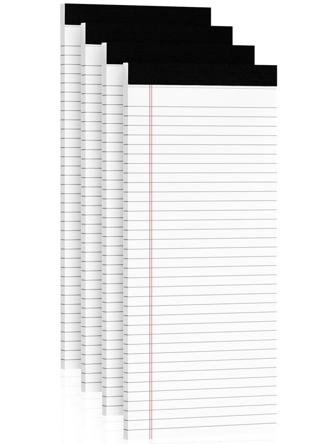 Zaviko Note Pads 8.5 x 14 Wide Ruled, 4 Pack Legal Pads 8.5 x 14 White Paper Pads Lined Paper Tablets, Notebook Pads 8.5x14, White Lined Paper Pads 8.5x14 Writing Pad, 70 GSM Notebook Paper, 30 Sheets/Pad - Image 1